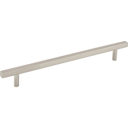 Jeffrey Alexander 192 mm Center-to-Center Satin Nickel Square Dominique Cabinet Bar Pull 845-192SN